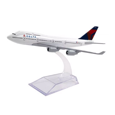1/400 16cm Delta B747 Alloy Plane Airplane Model Diecast Plane Collection Gift