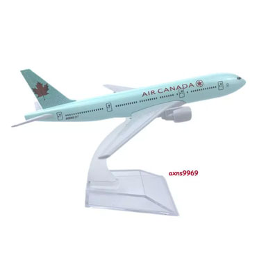 16cm Diecast Canadian Airlines Boeing 777 Airplane Model